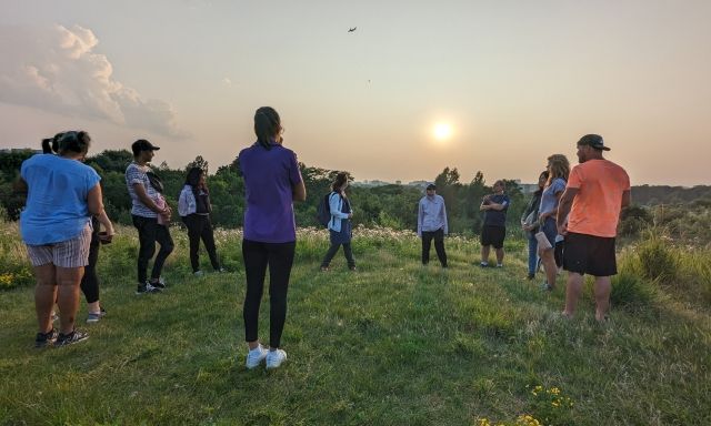 group outdoors